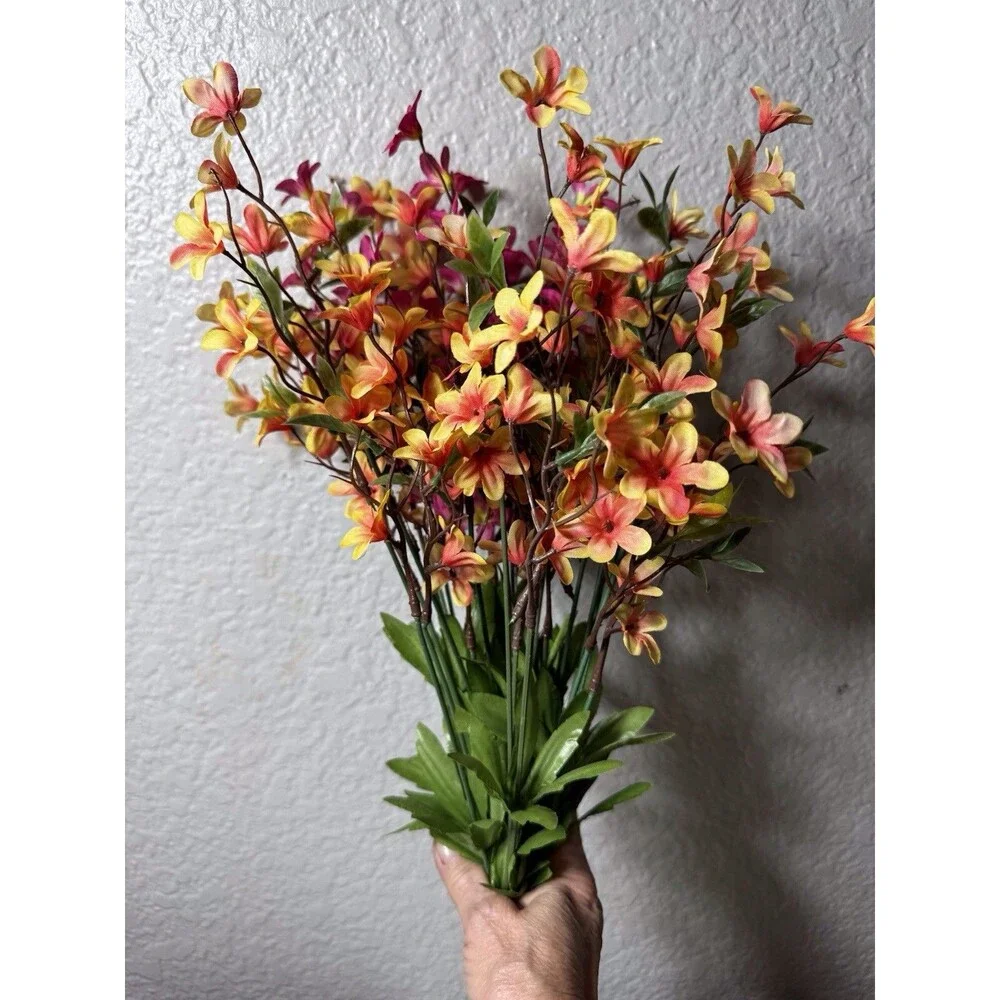 Floral Stems 11 Piece Set- Colorful Spring Flowers